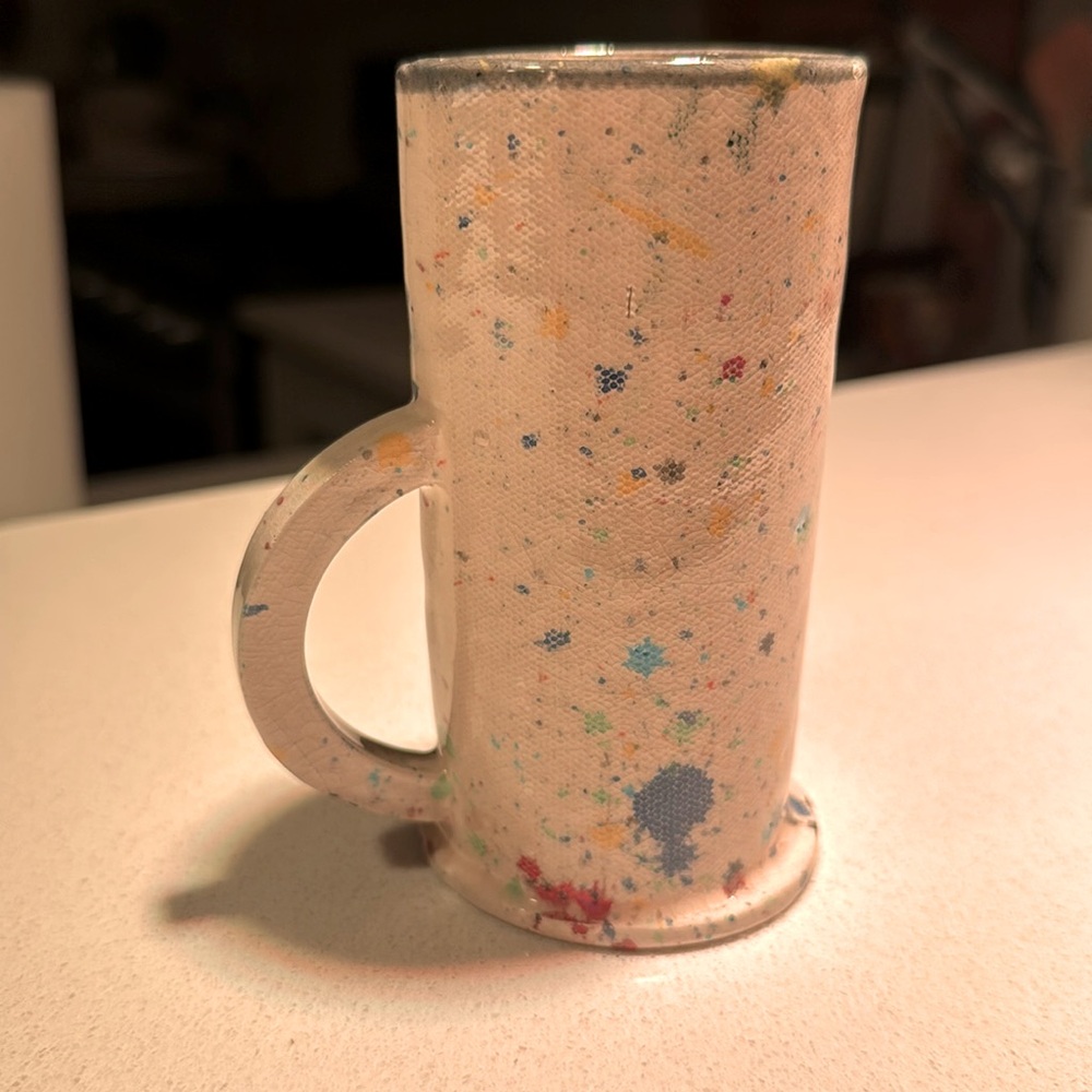 Peter Shire EXP Echo Park Pottery Short Dipped Mug Los Angeles